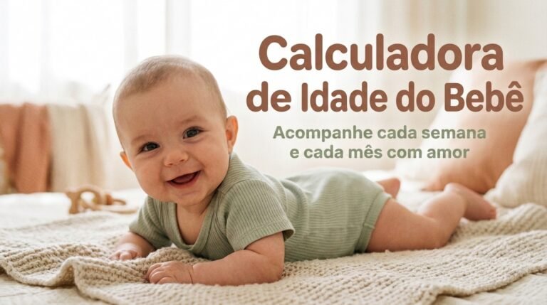 calculadora de idade do bebê