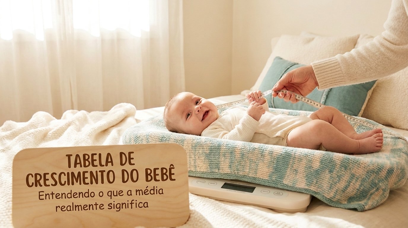 curva de crescimento do bebê